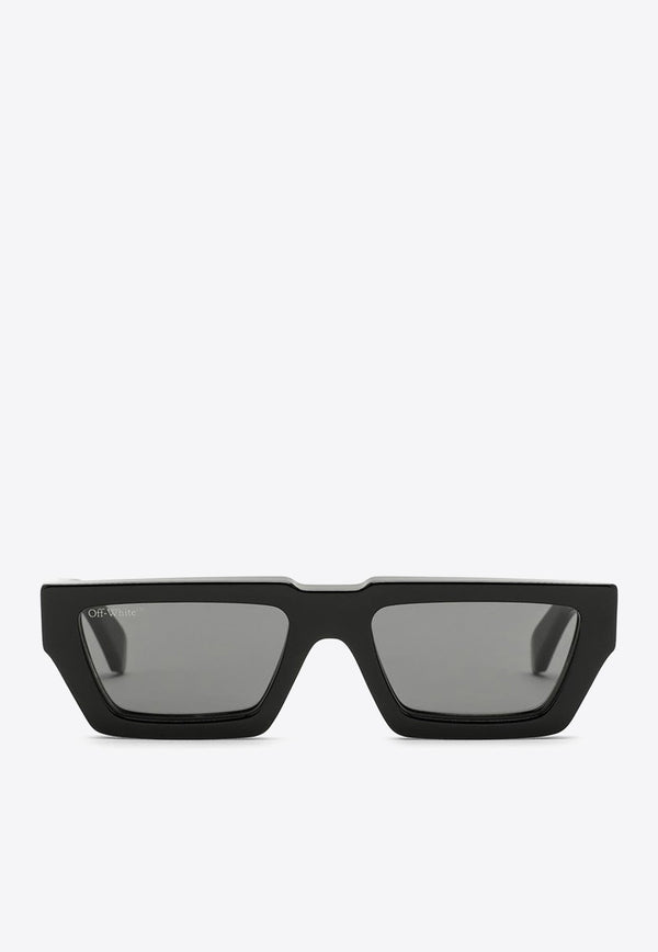 Rectangular Manchester Sunglasses - Black