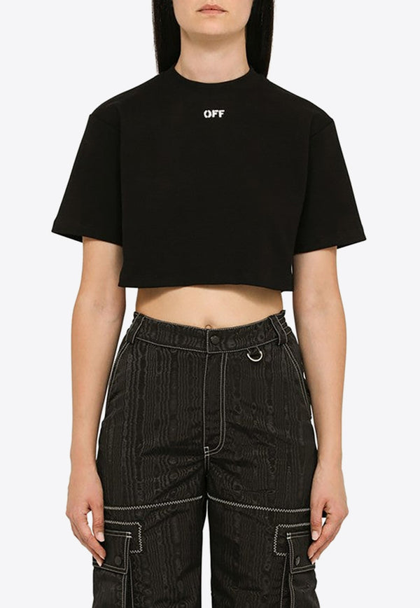 Off Stamp Cropped T-shirt