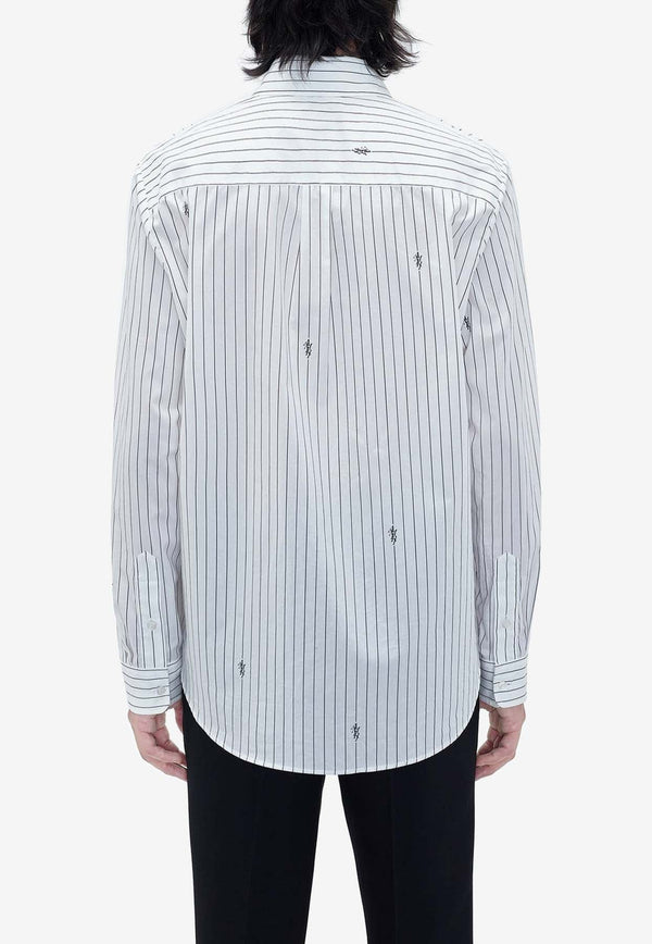Stack Pinstripe Long-Sleeved Shirt