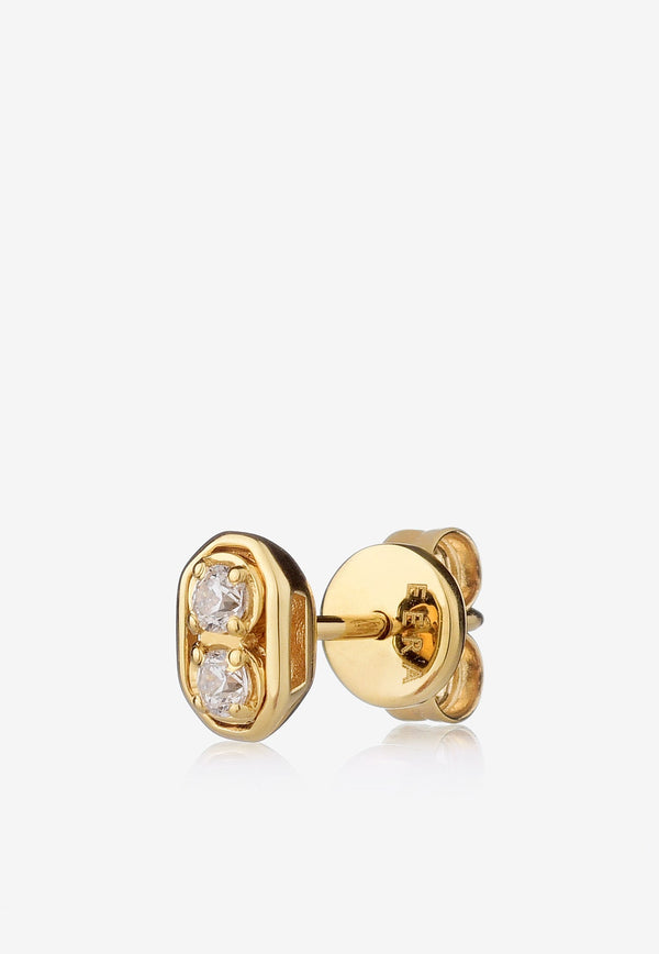 Special Order - Roma Diamond Stud Earring in 18-karat Yellow Gold