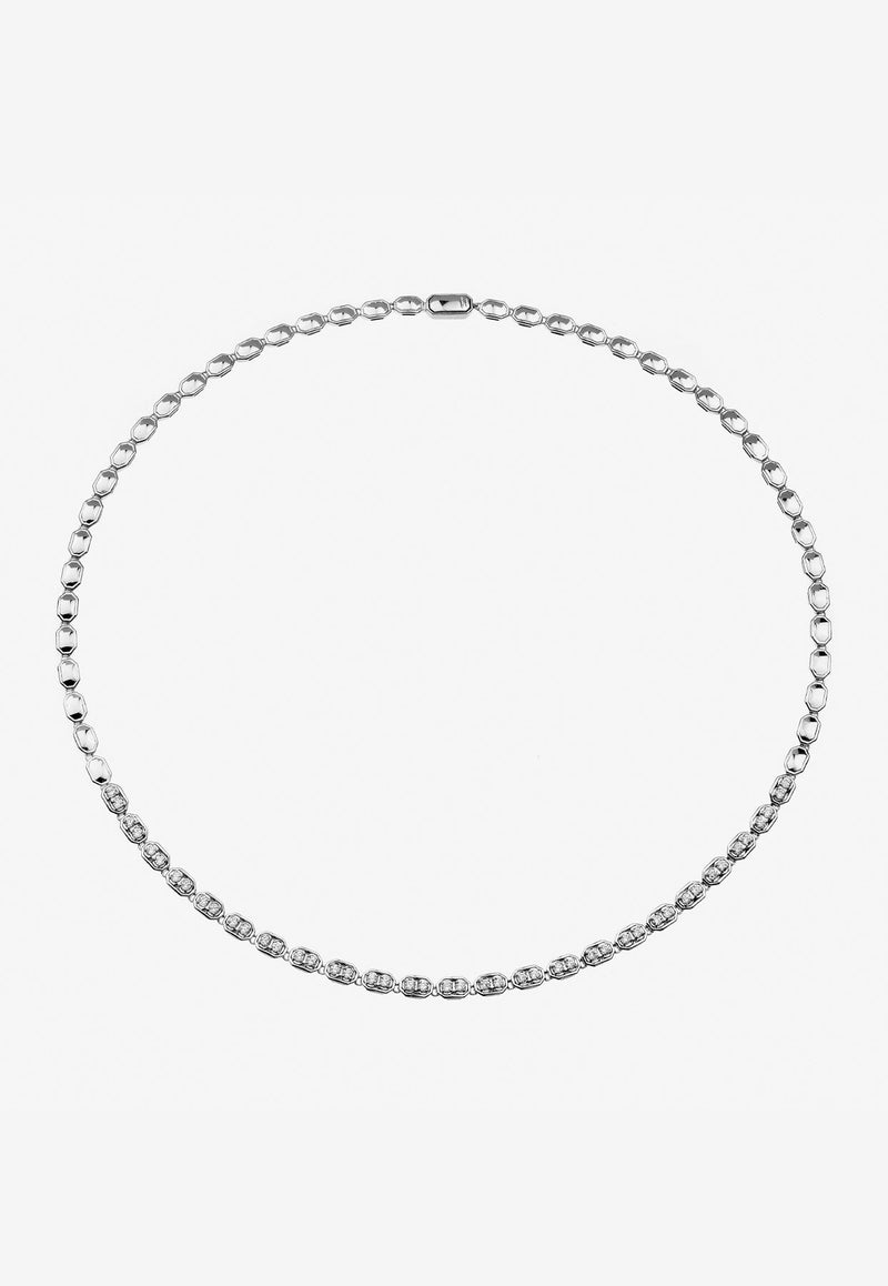 Special Order - Roma Diamond Necklace in 18-karat White Gold