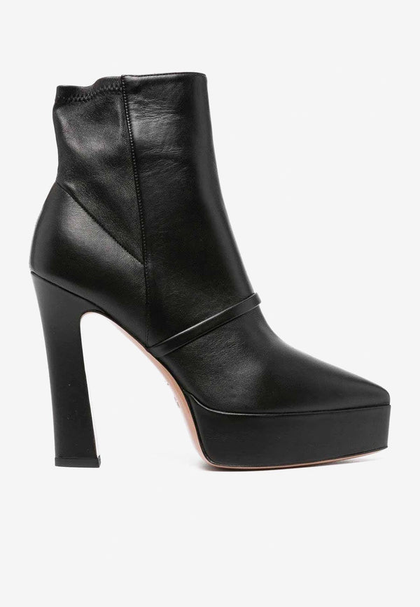 Rue 125 Heel Ankled Leather Boots