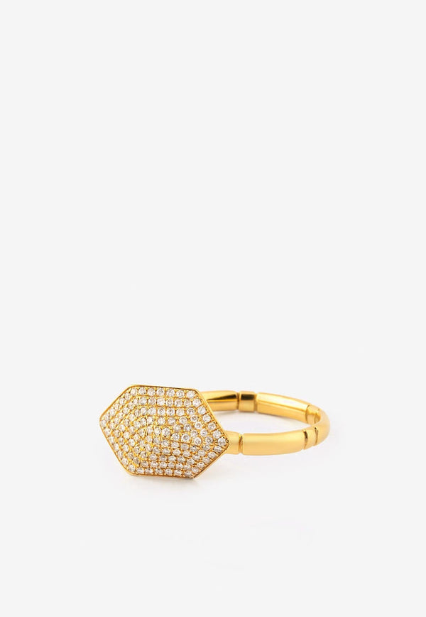 18-karat Yellow Gold Diamond Ring