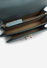 Trunk Leather Shoulder Bag