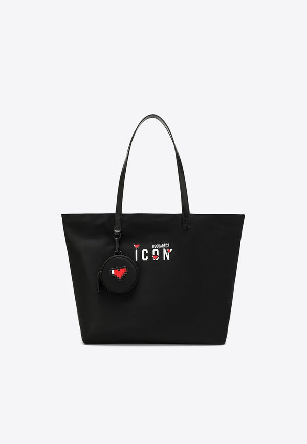 Icon Logo Nylon Tote Bag