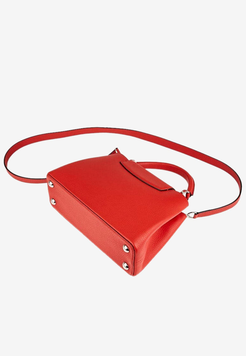 Capucines Top Handle Two-Way Bag in Taurillon Leather