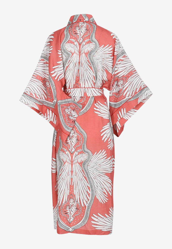Hawai Printed Kimono