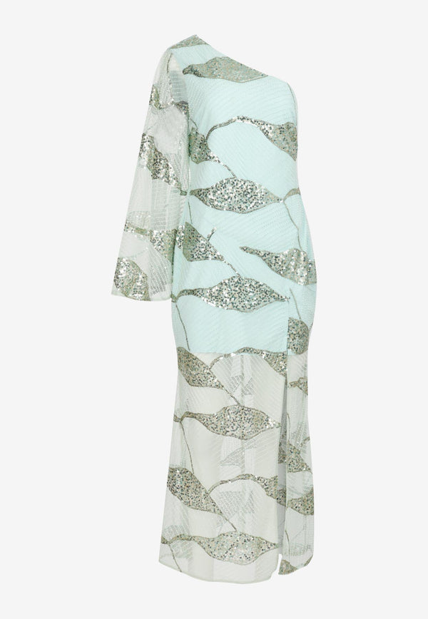 Shea Sequin-Embellished Maxi Dress