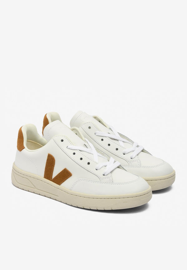 V-12 Leather and Suede Sneakers