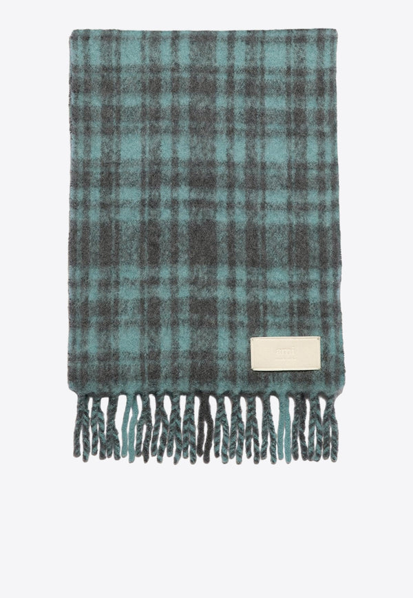 Oversized Checkered Scarf