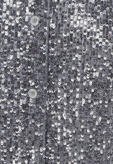 Sequined Long-Sleeved Shirt