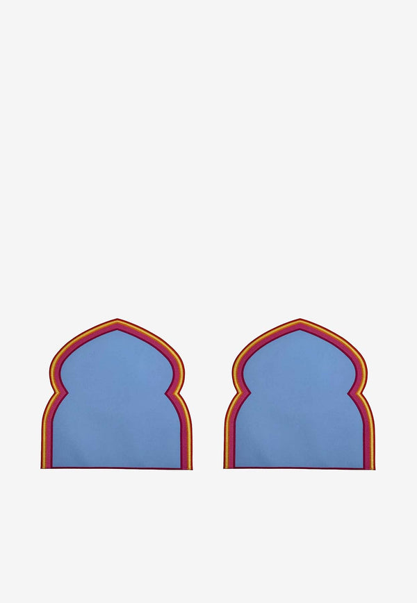Majestic Arch-Shaped Placemat Set - Set of 2