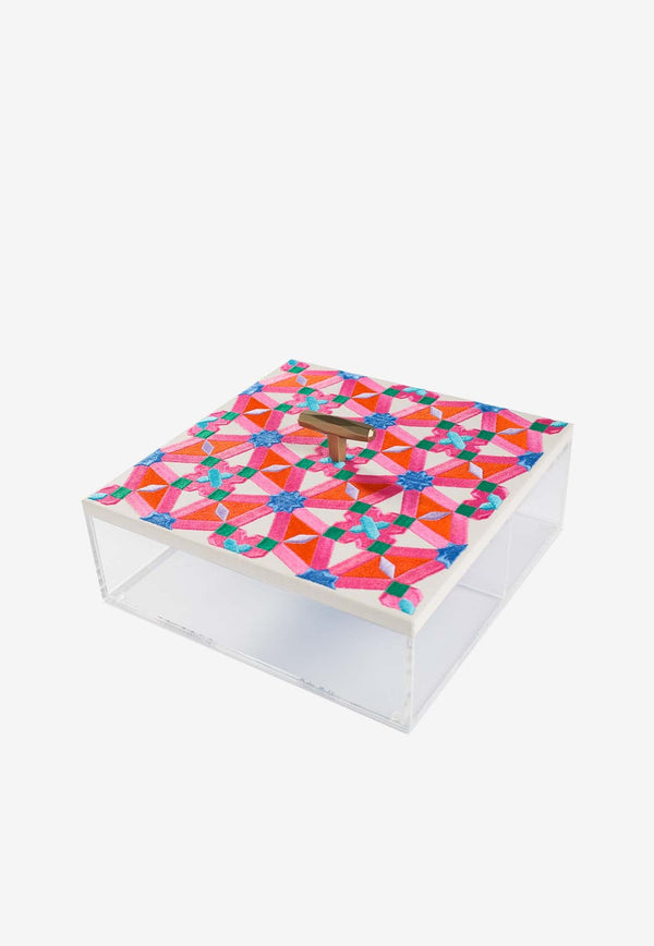 Acrylic Box with Oriental Design